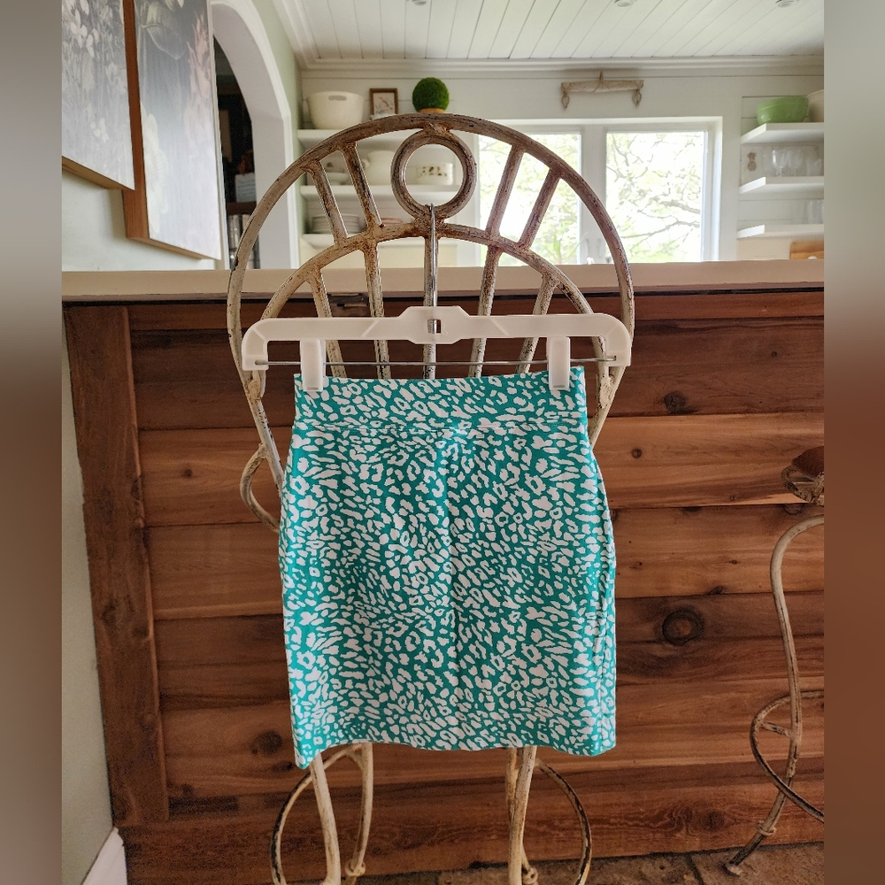 MODA International from Victoria Secrete XS Teal Green animal print.
